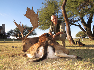 Jagen auf Damhirsch in Argentinien