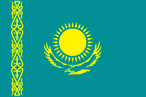 flagge Kasachstan