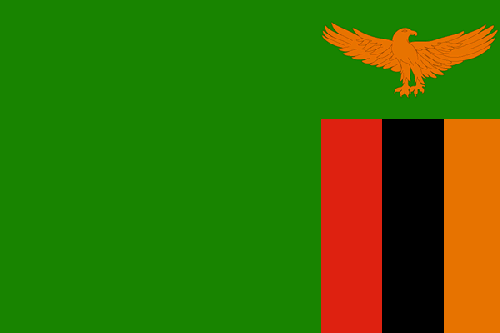 Sambia Flagge