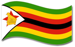 Simbabwe Flagge