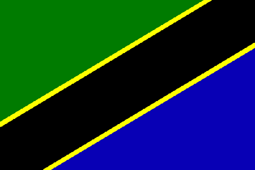 Simbabwe Flagge