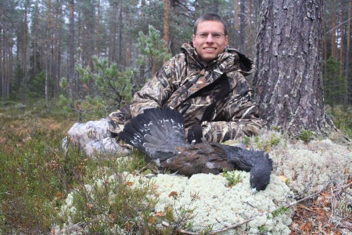 Jagen auf Auerhahn in Schweden